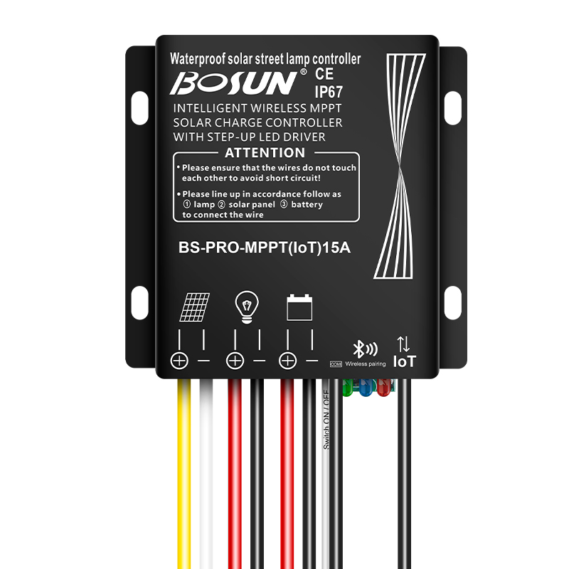 Farola solar inteligente Pro-Double MPPT (IoT) Controlador de carga solar